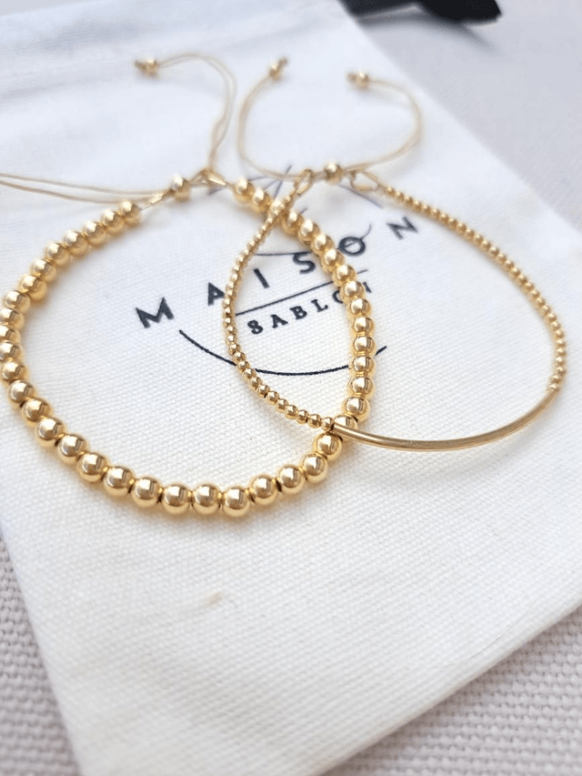 LINÉA  gold filled - bracelet 