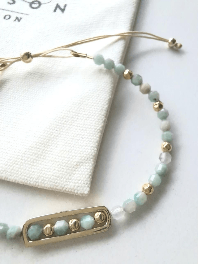 BAÏA amazonite gold filled  - bracelet 