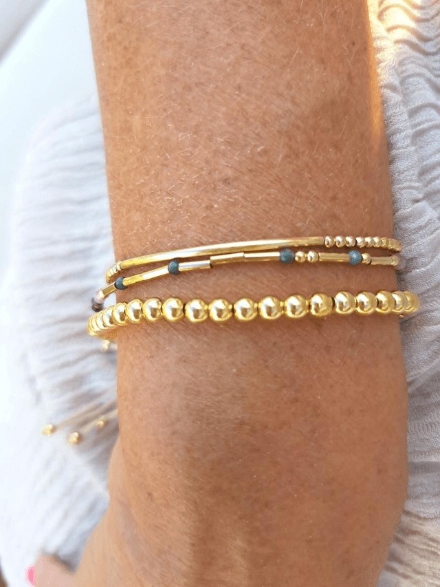 MOT SECRET tourmaline - gold-filled  - bracelet 