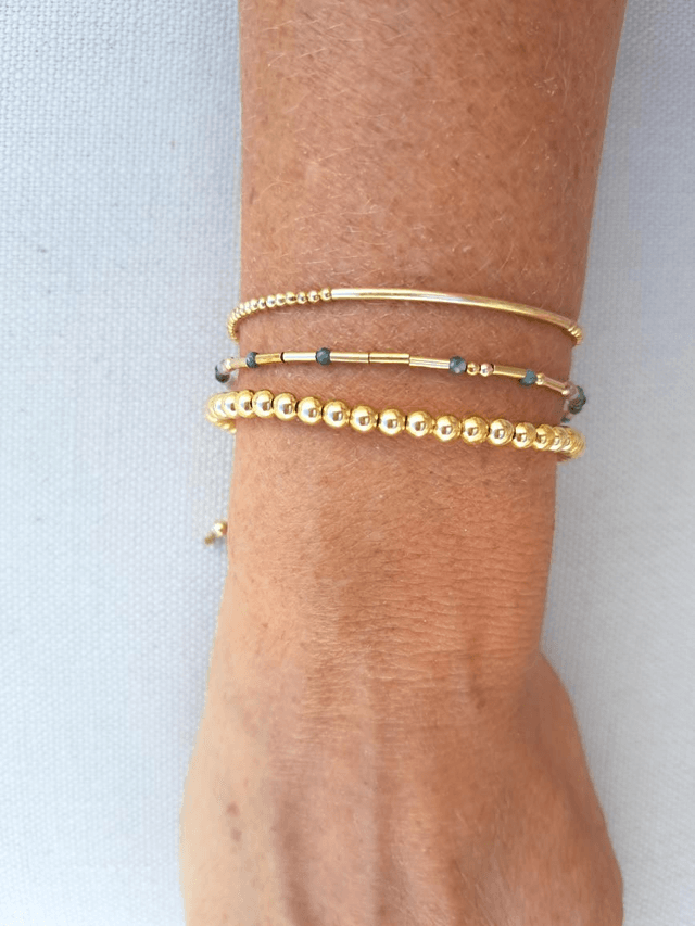 MOT SECRET tourmaline - gold-filled  - bracelet 
