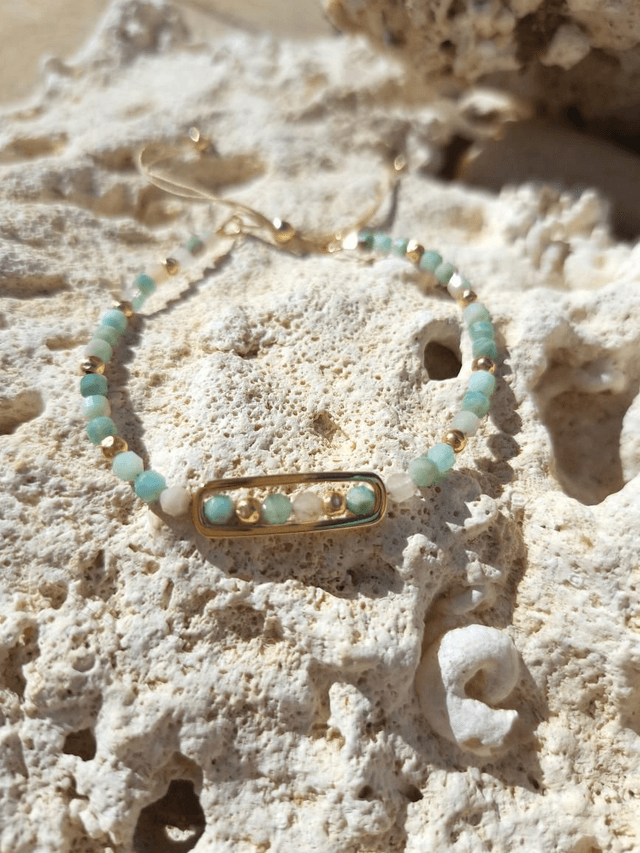 BAÏA amazonite gold filled  - bracelet 