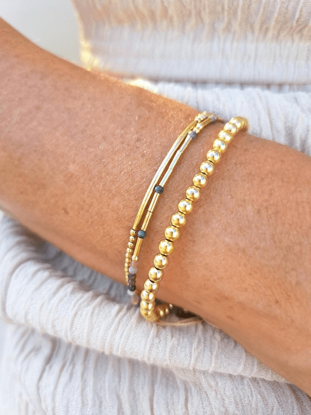 MOT SECRET tourmaline - gold-filled  - bracelet 