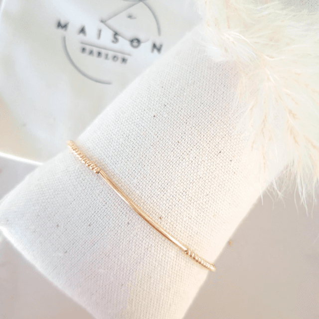 LINÉA  gold filled - bracelet 